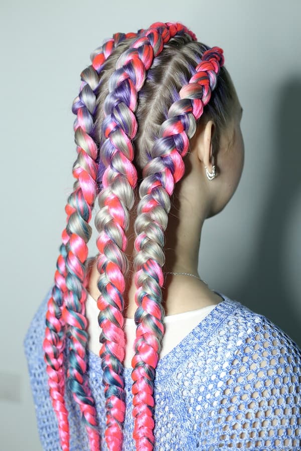 4 braided hairstyle for white girls 