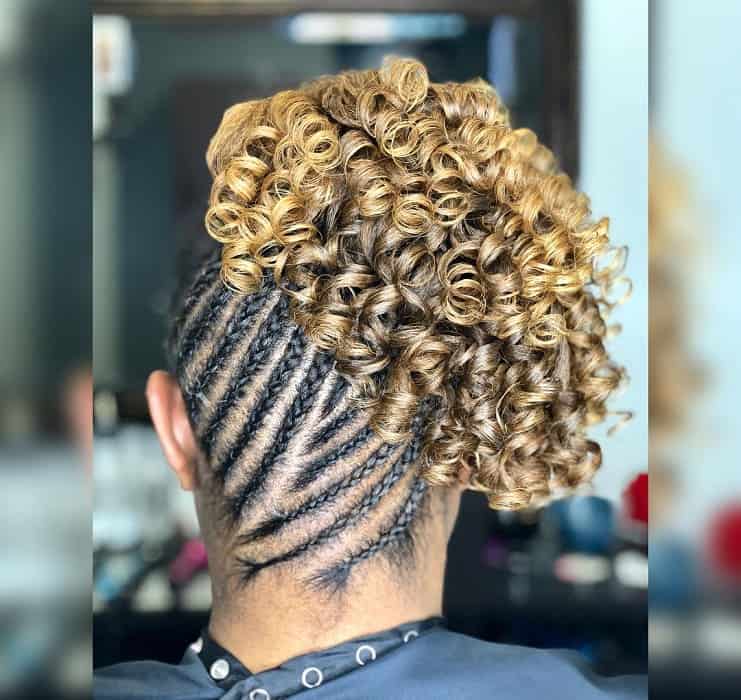 braided hairstyles with curls