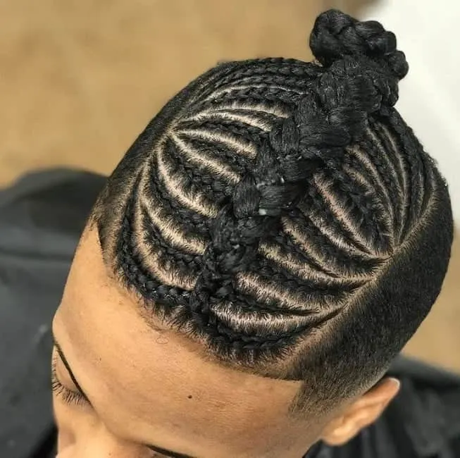 braided mohawk for black men