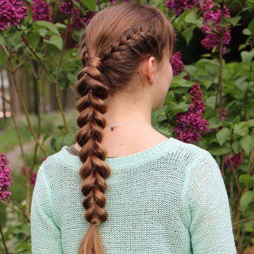 Two Side Braided Ponytail hairstyle