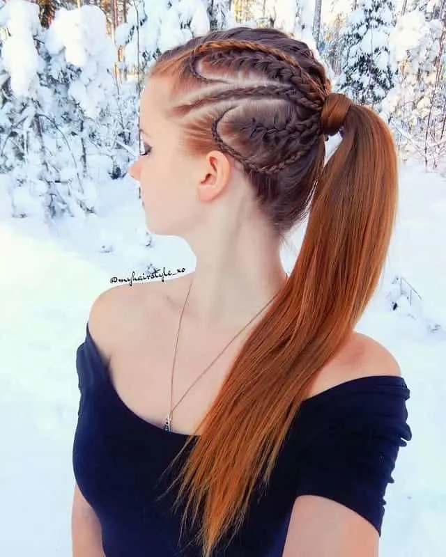 braided ponytail styles for women