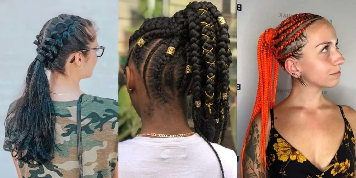braided ponytail style