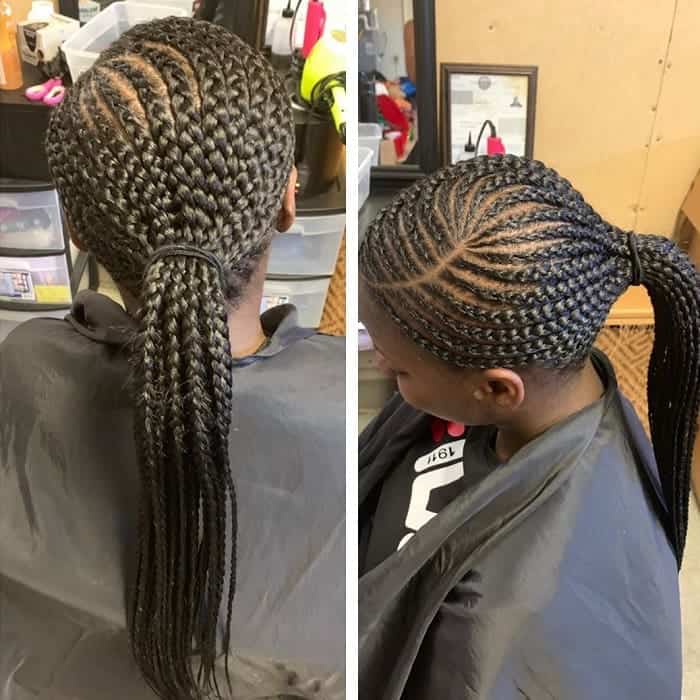 17 Boho Chic Braided Ponytail Styles With Weave Hairstylecamp