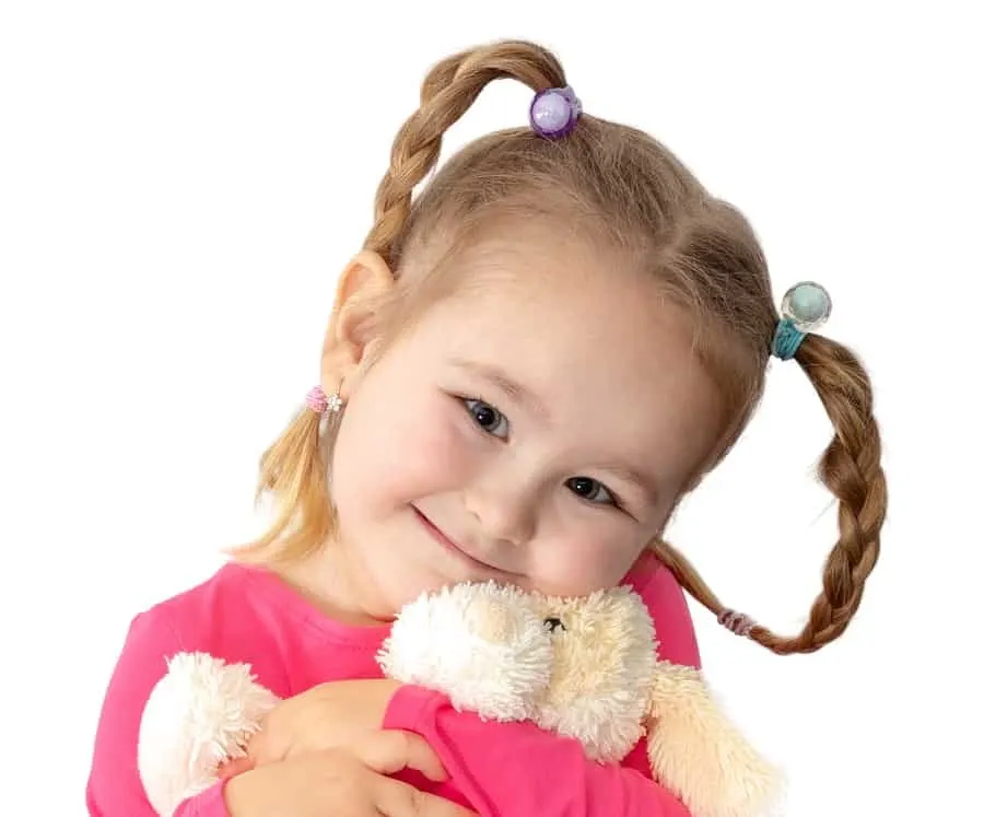 braided ponytails for babies