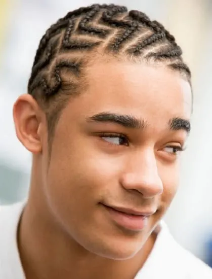 short braided hair for teenage guys