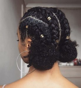 10 of The Best Braided Space Bun Hairstyles (2024 Trends)