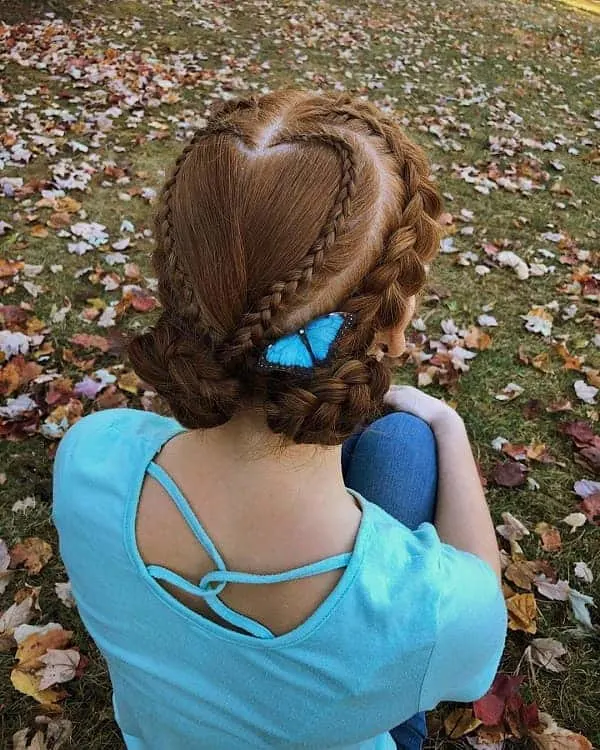 Braided Space Buns