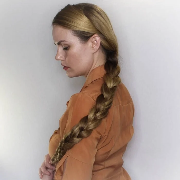 braided style for cowgirl