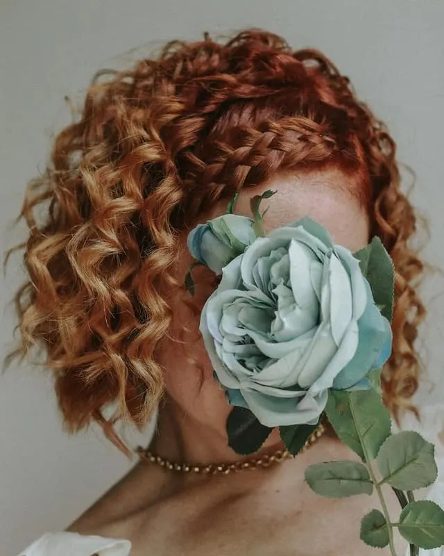braids for short curly hair