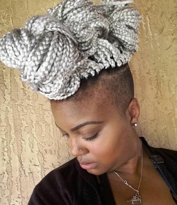 30 Exotic Braided Hairstyles With Shaved Sides For Women