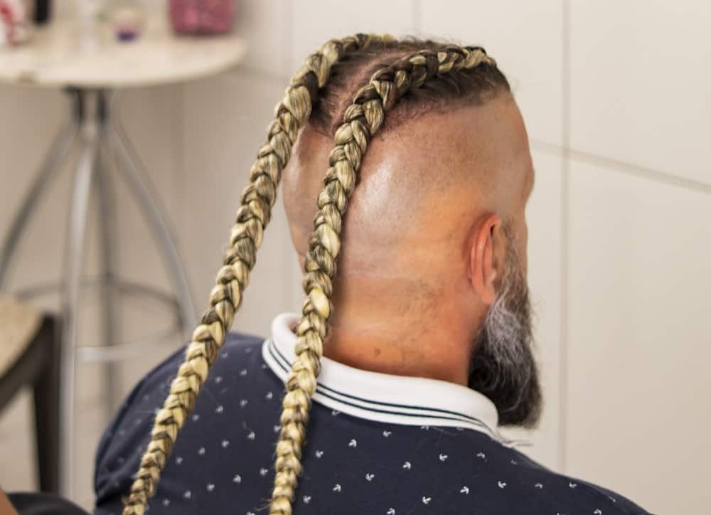 braids with shaved sides for men