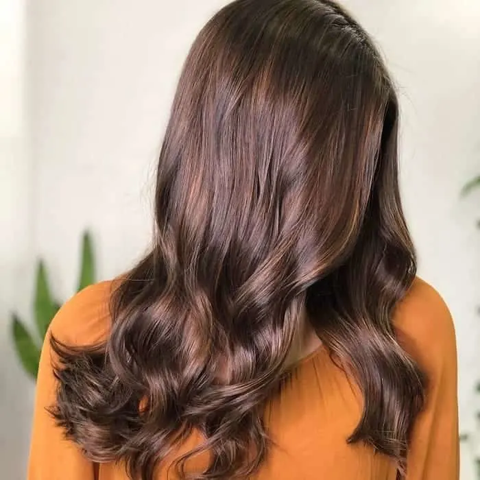 Caramel brown balayage