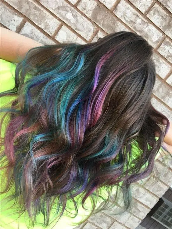 10 Blue Highlights on Brown Hair You'll See Trending in 2023