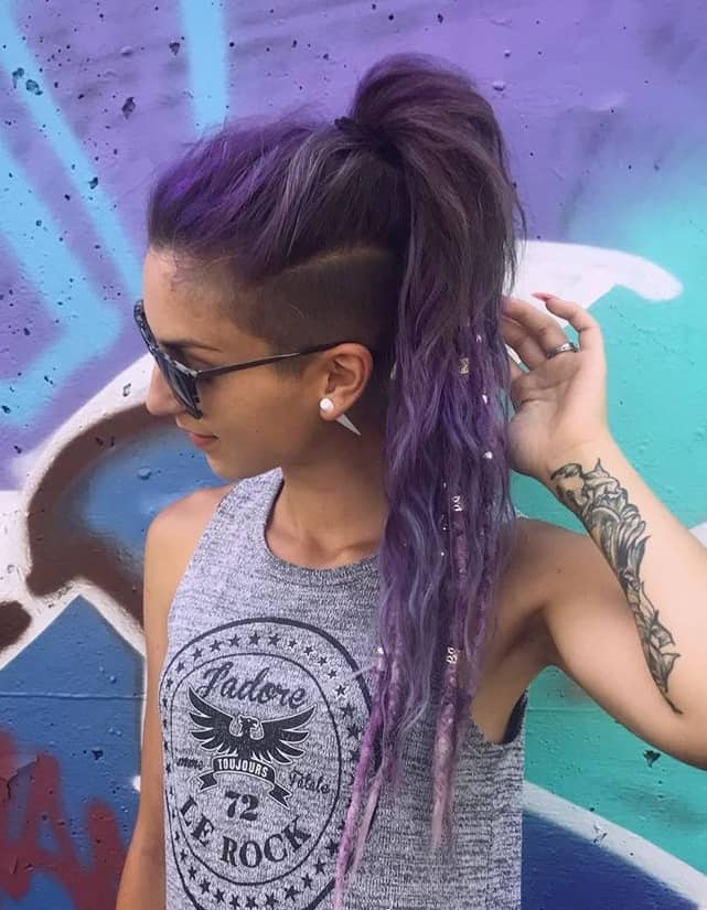 30 Striking Purple Hair Colors Trending in 2023
