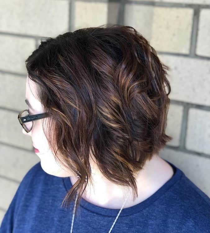 Brunette Bob with Balayage