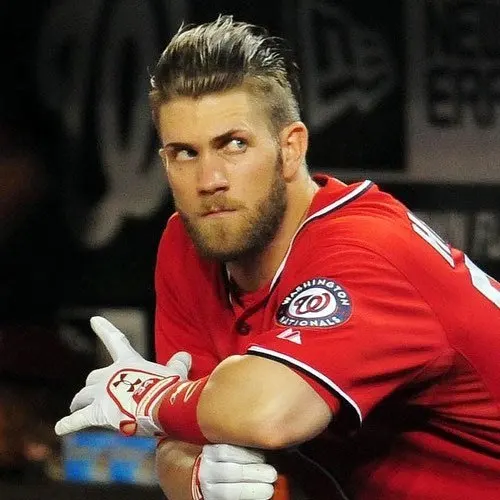 favourite Half-slicked back bryce harper haircuts