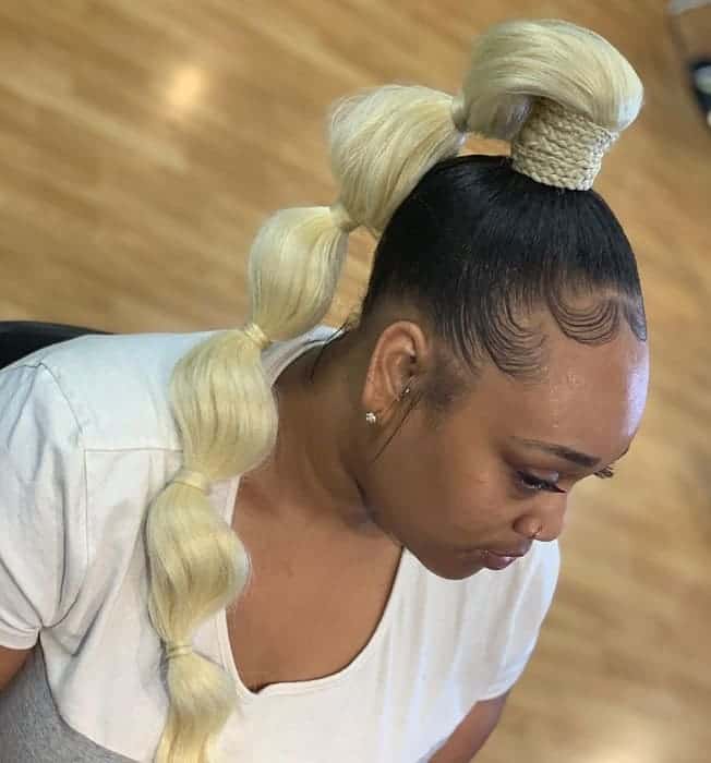 bubble ponytail
