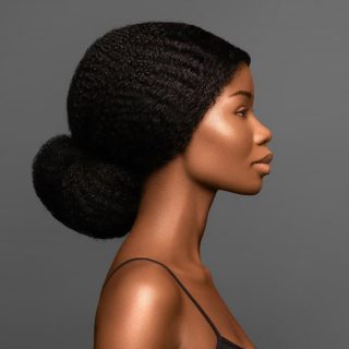 bun hairstyle for black women