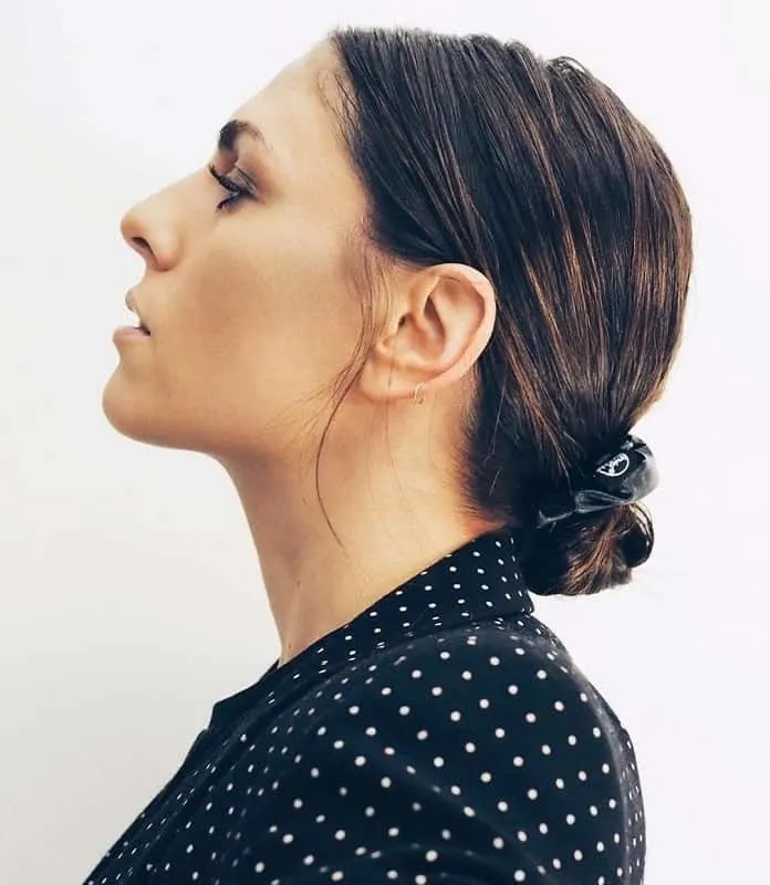 bun hairstyle for interview