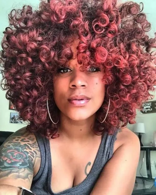 10 Enticing Burgundy Hairstyles for Black Girls