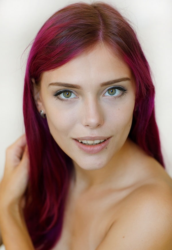burgundy red hair color 