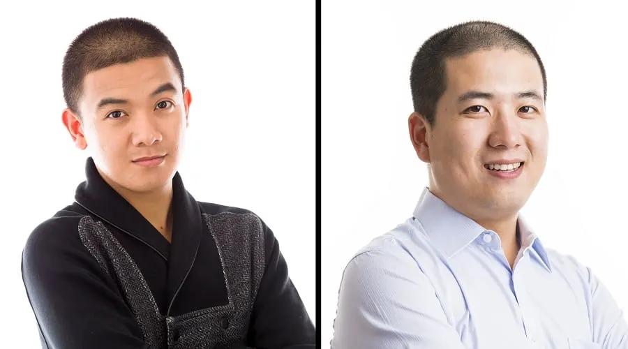 buzz cut for asian men