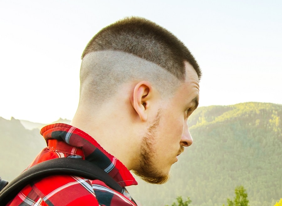 buzz cut for men in their 30s