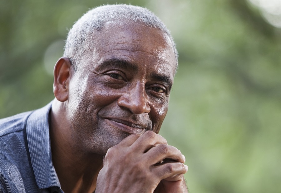 buzz cut for older black men