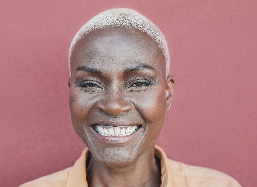 buzz cut for older black women