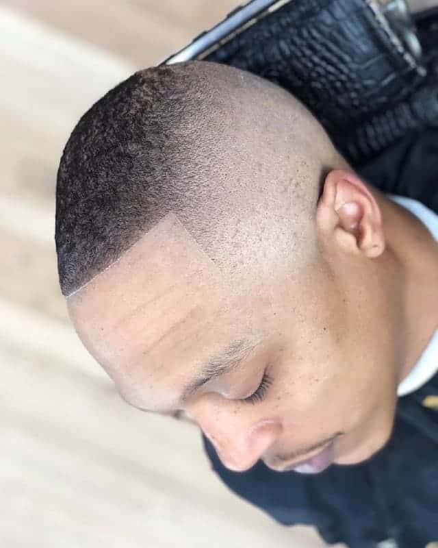 buzz cut with high fade