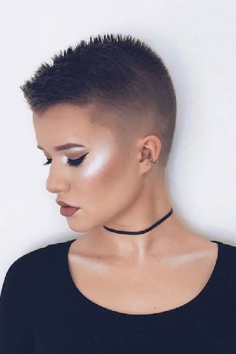 Buzz Cut Women 15 