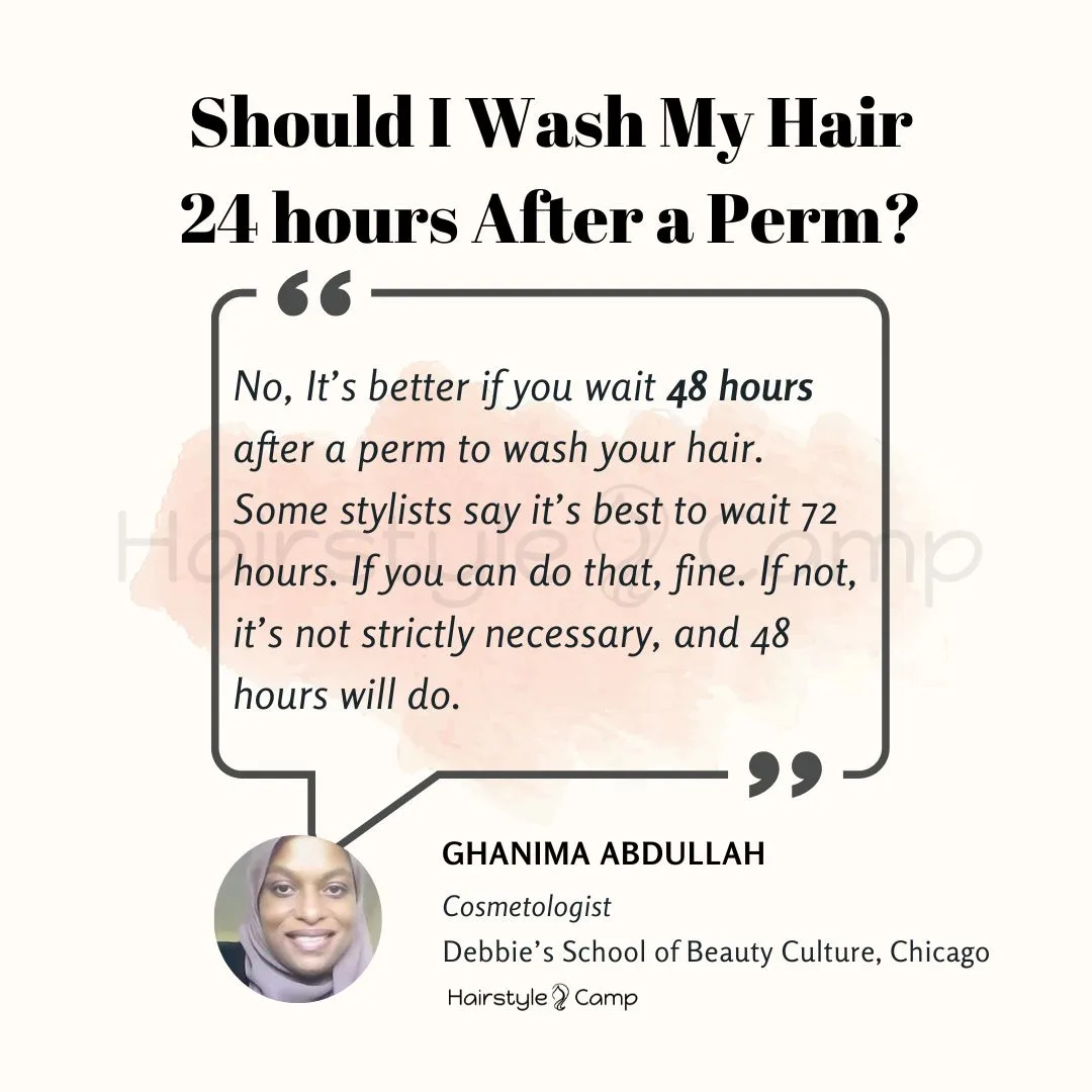 Should I Wash My Hair 24 Hours After a Perm? – HairstyleCamp