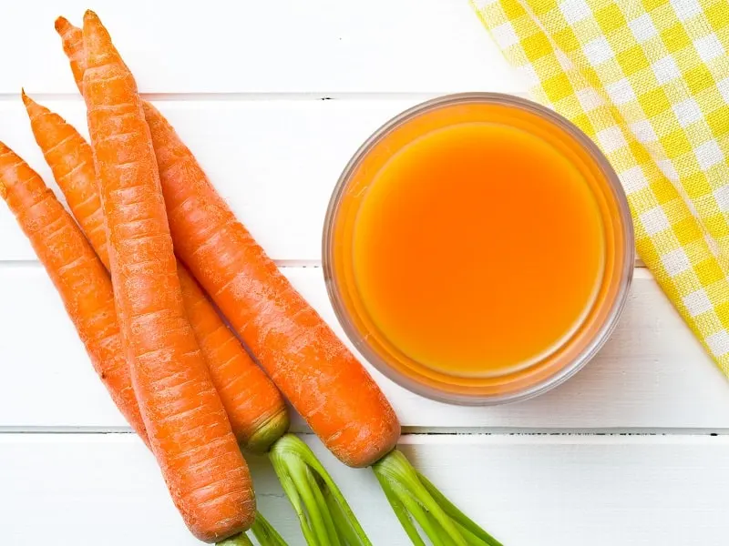 carrot juice for dyeing hair