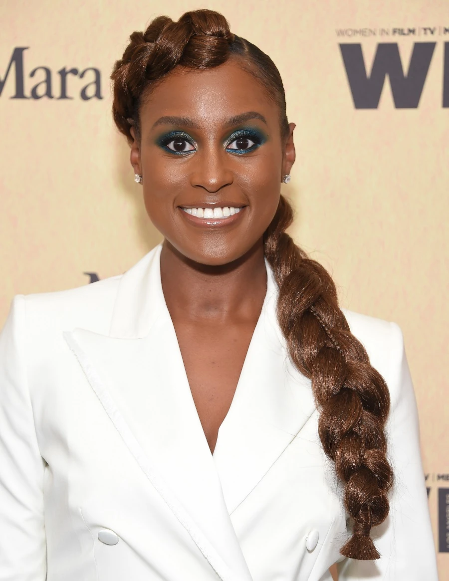 celebrity inspired dutch braid for black women