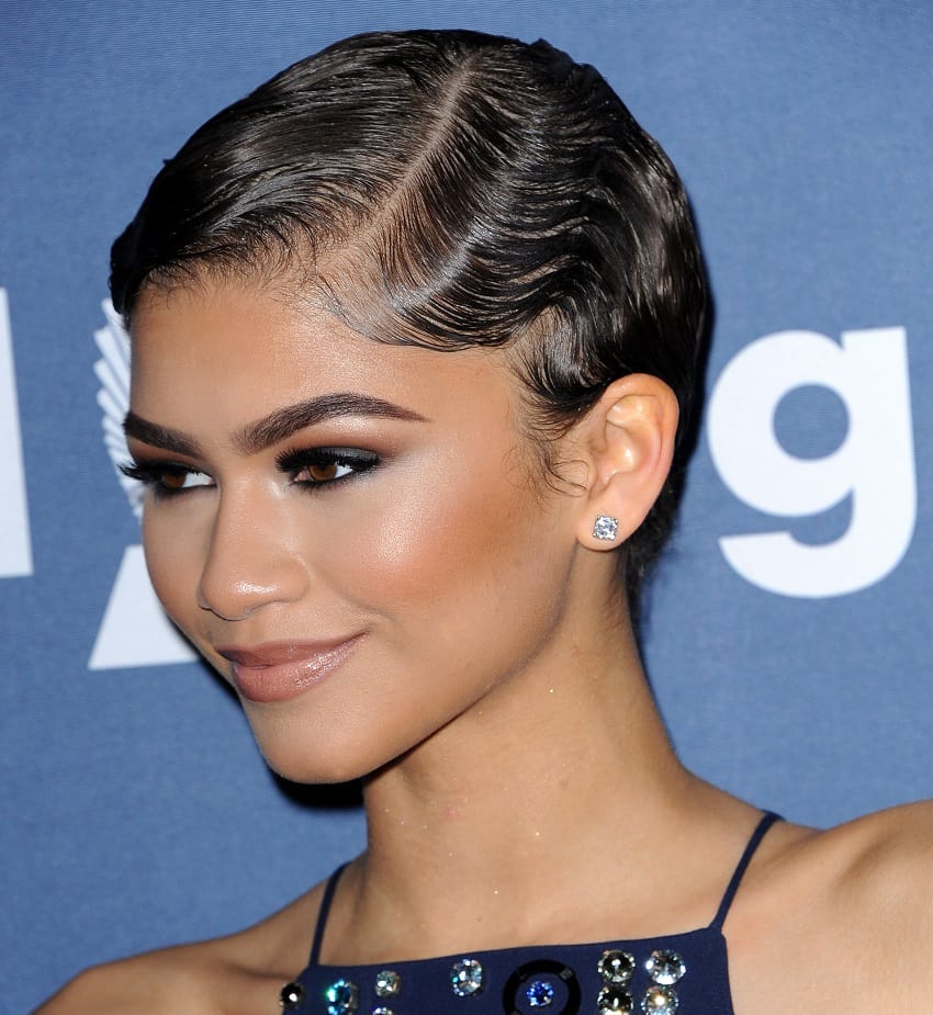 celebrity with short finger waves hairstyle