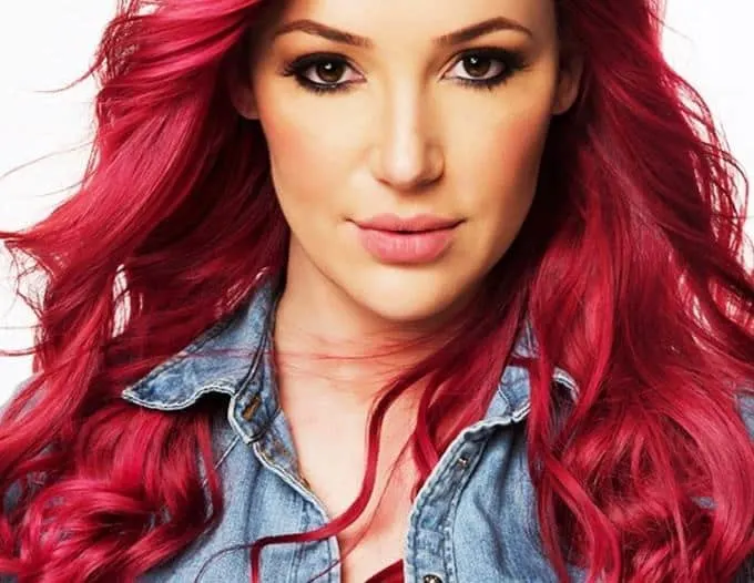 cherry red hair color shades for women