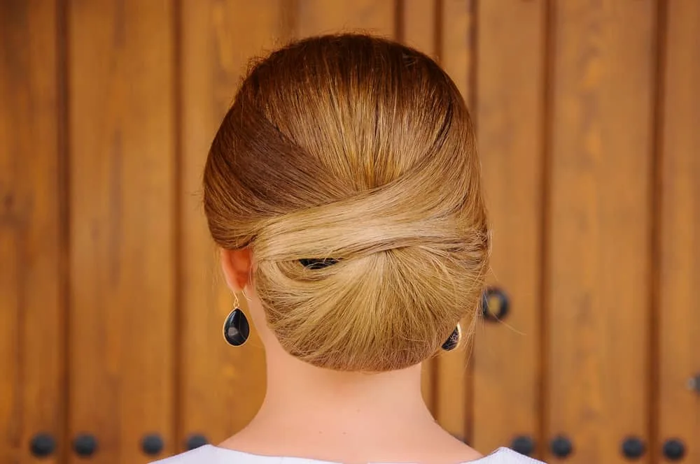 chignon updo for women over 50