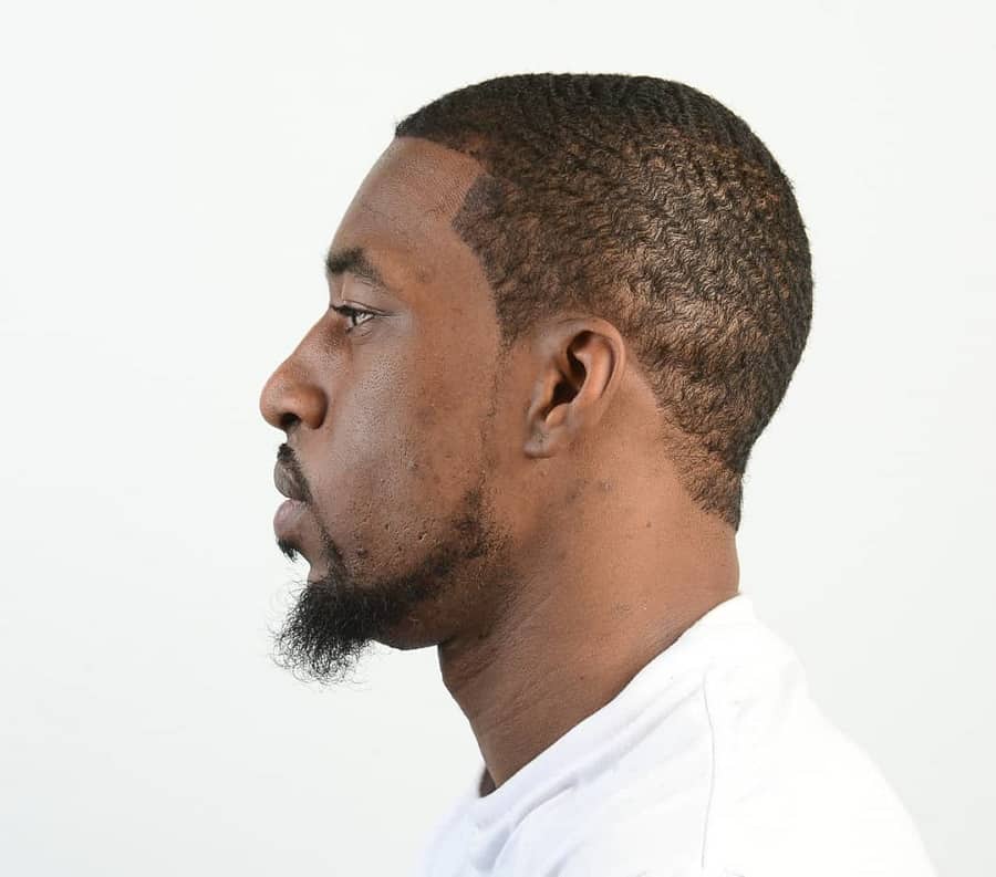 chinstrap beard for black men