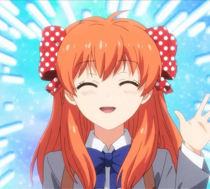 Chiyo Sakura - anime girl with orange hair