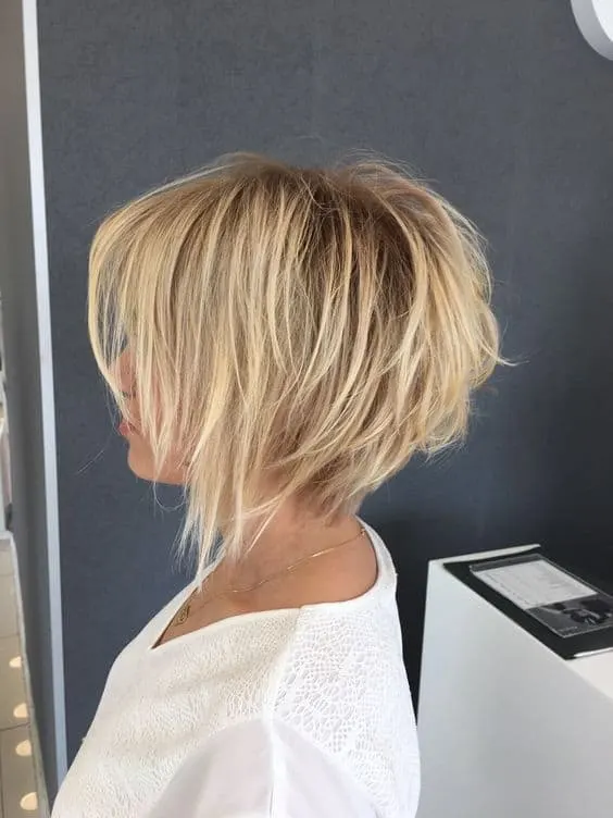 choppy inverted bob