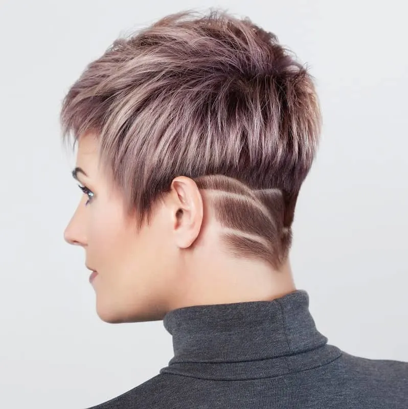 choppy layered pixie cut