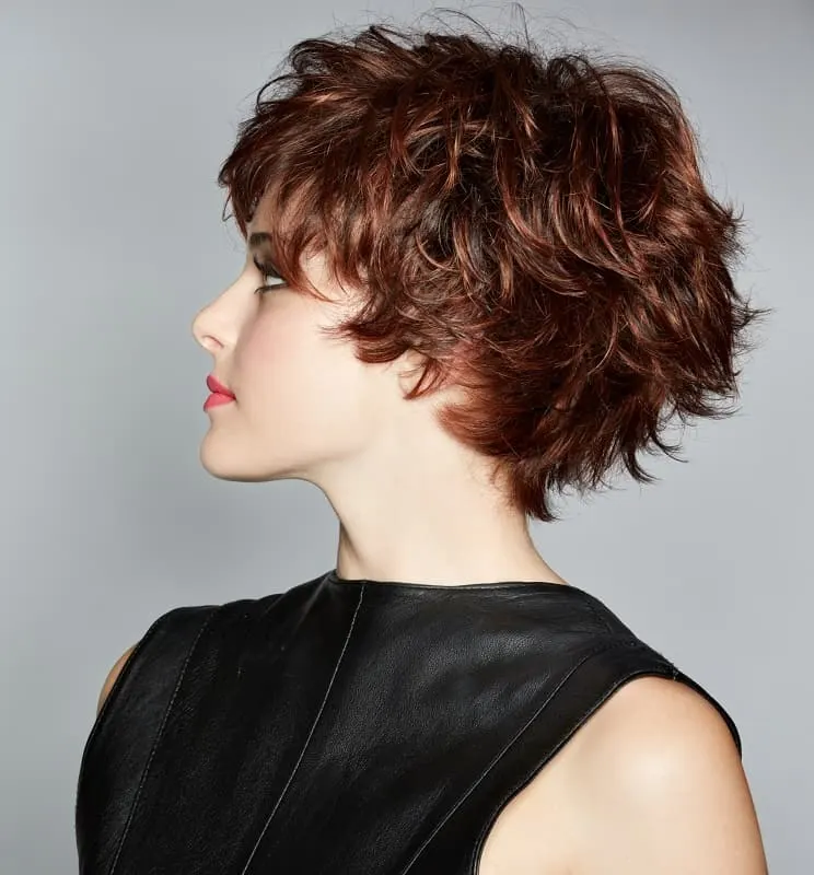 choppy layered pixie