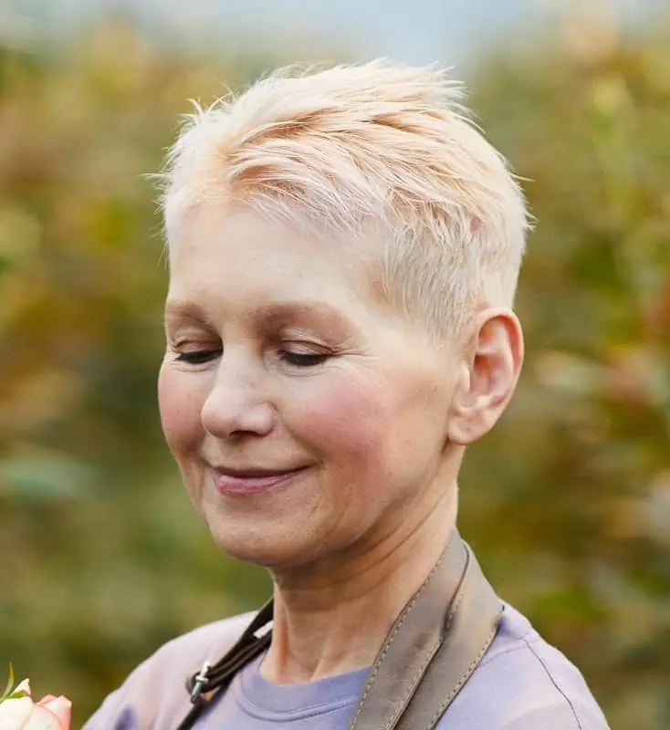choppy pixie cut for over 50