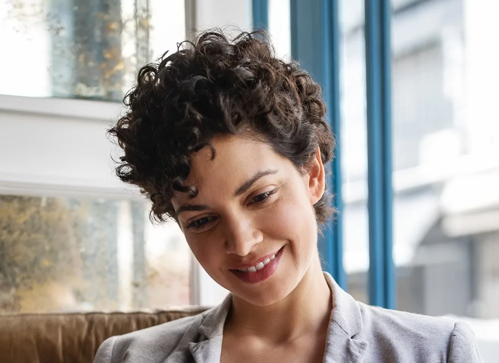 choppy pixie cut for thick hair