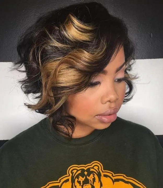front chunky highlights