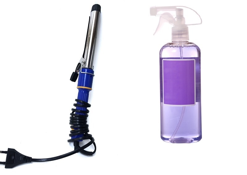 cleaning curling iron with general purpose cleaner
