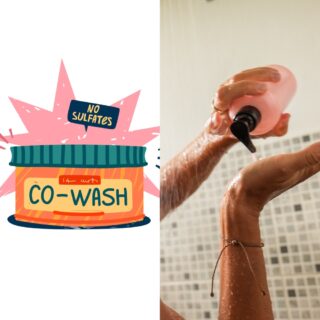 co-washing hair
