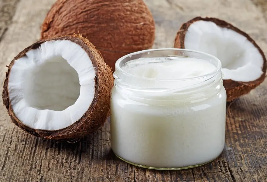 Hair Gel Alternative - coconut oil
