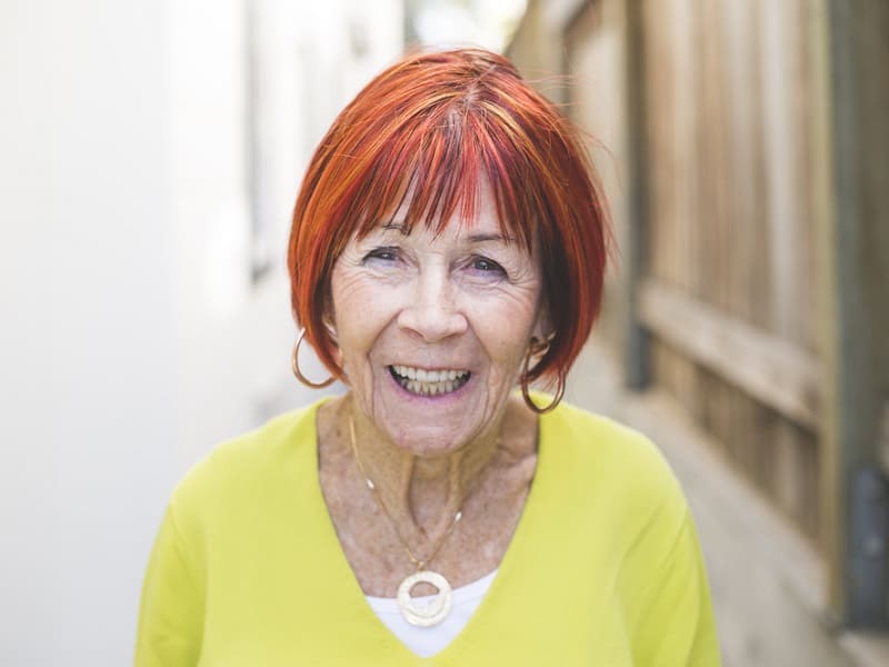 colored hair for older women