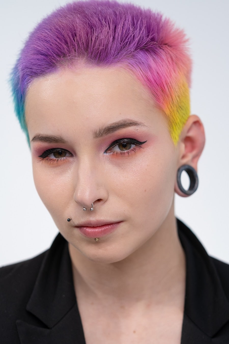 colored pixie hair